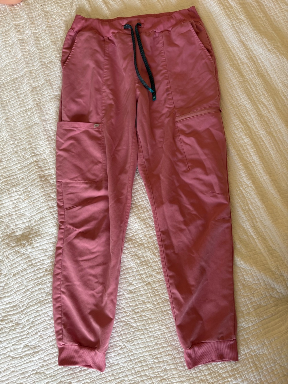 Fabletics Rose Pink Track Joggers